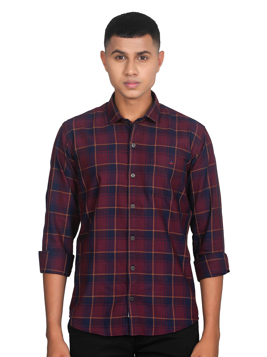 Chic Checkered Cotton Shirt