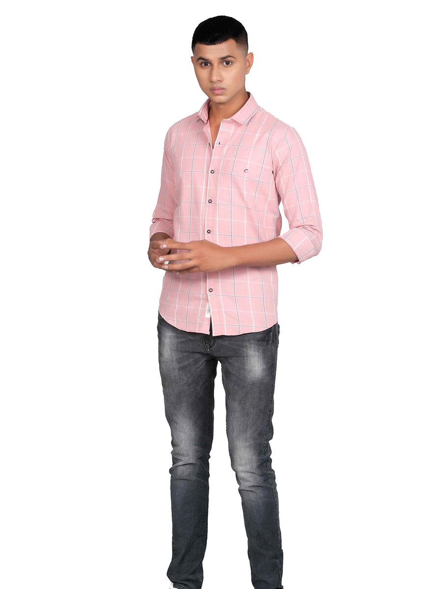 Classy Simple Checkered Cotton Shirt