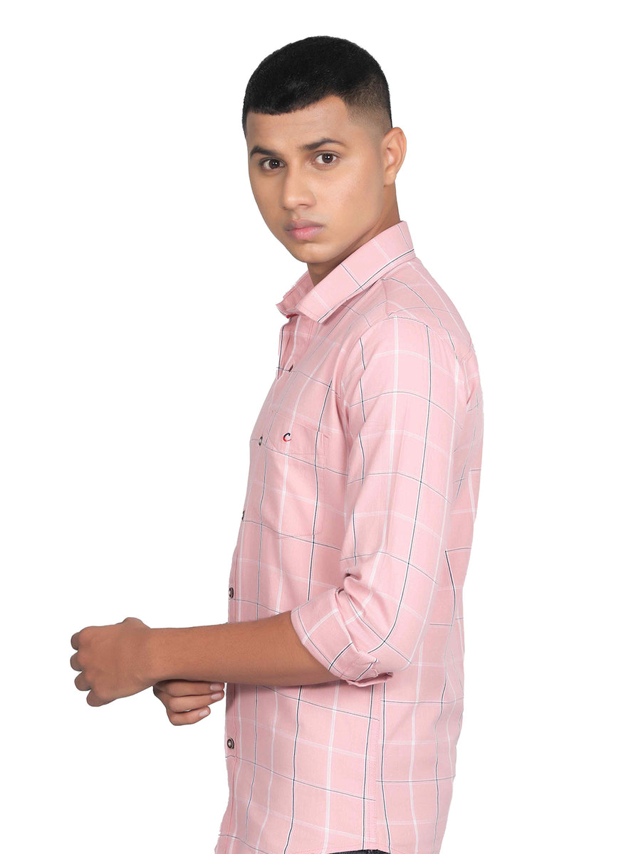 Classy Simple Checkered Cotton Shirt