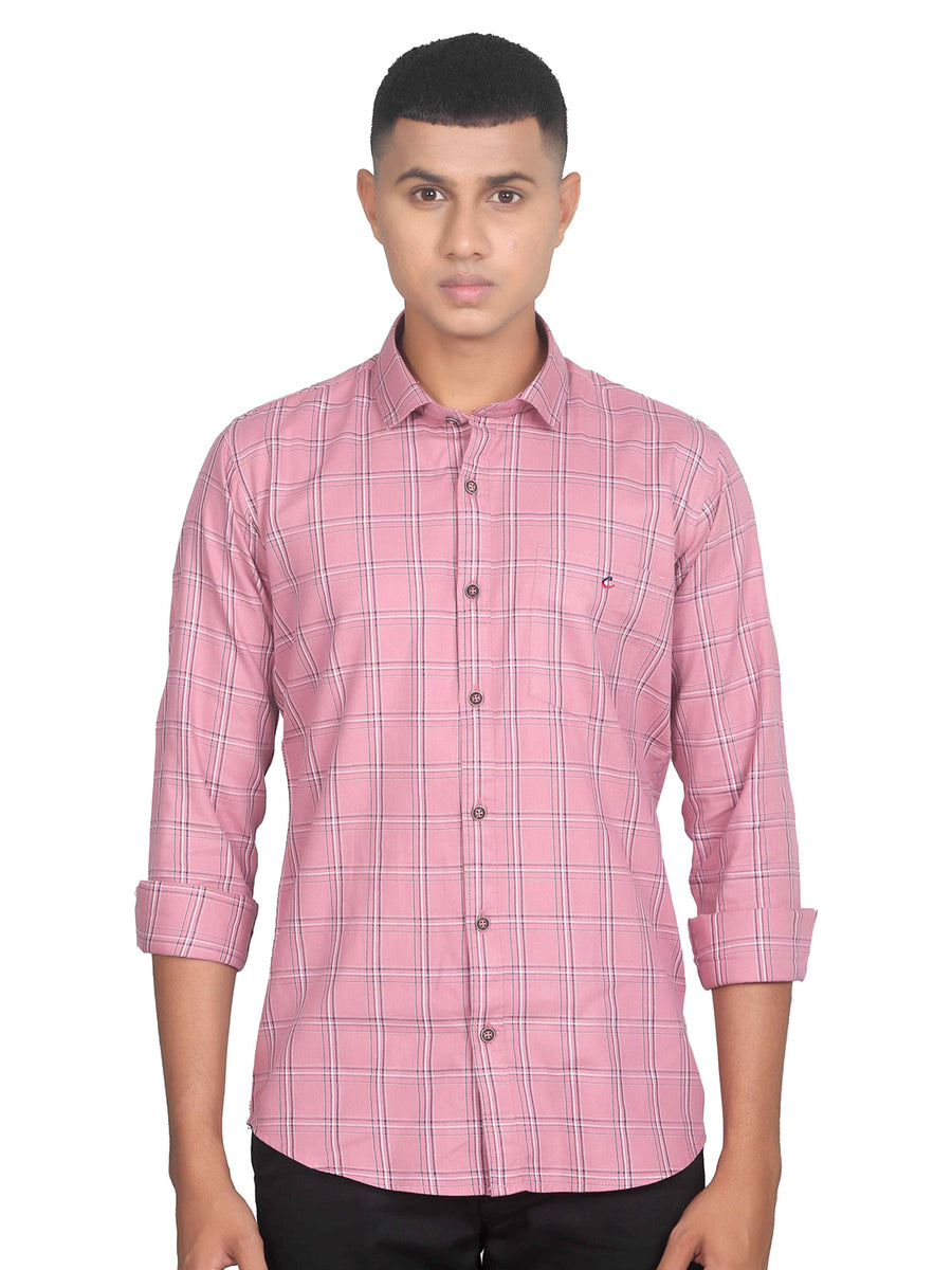 Classy Simple Checkered Cotton Shirt