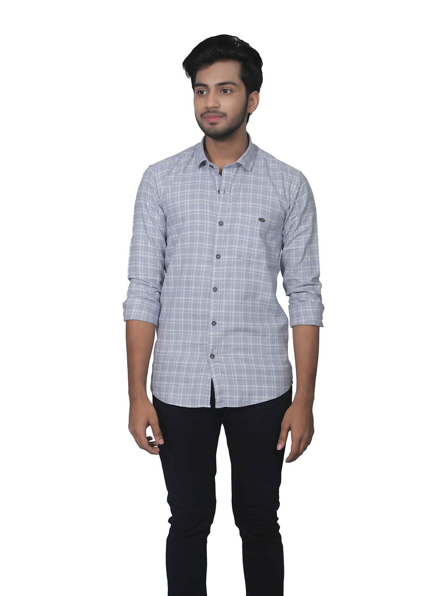 Perfect Square Checkered Cotton Shirt