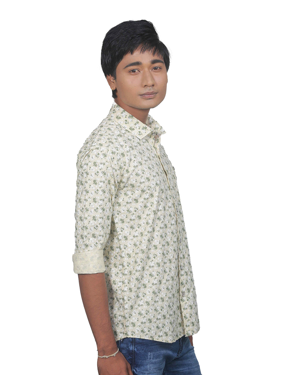 Floral Casual Wear Smart Fit Printed Shirt