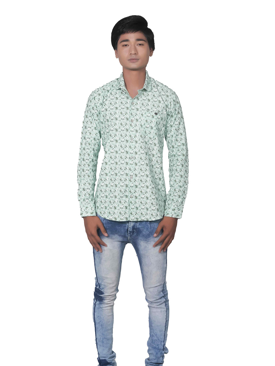 Floral Casual Wear Printed Shirt