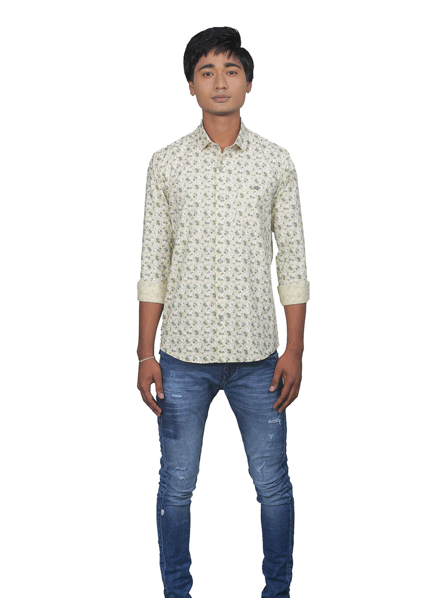 Floral Casual Wear Smart Fit Printed Shirt