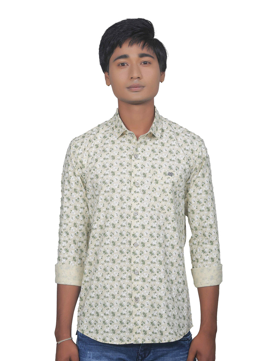 Floral Casual Wear Smart Fit Printed Shirt