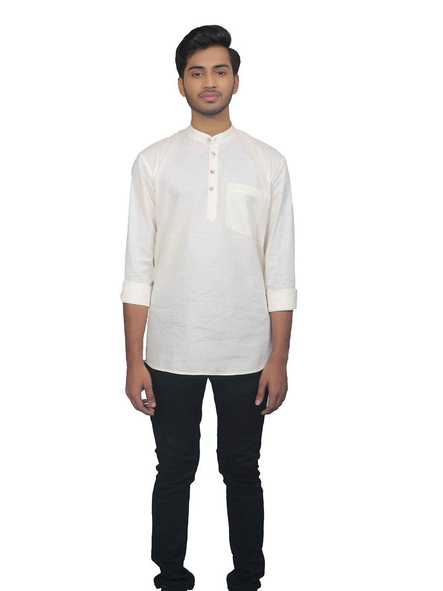 Elegant Ethnic Premium Cotton Short Kurta