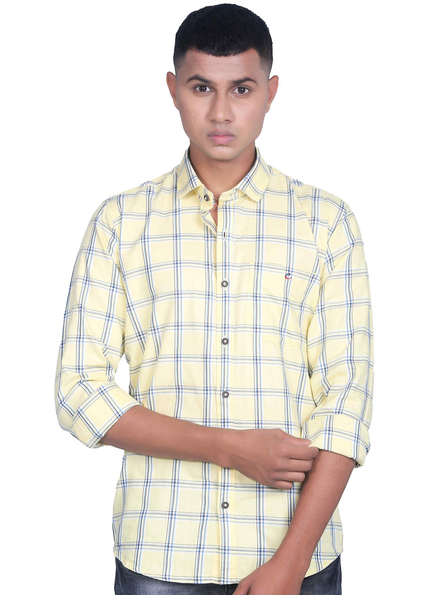 Classy Simple Checkered Cotton Shirt