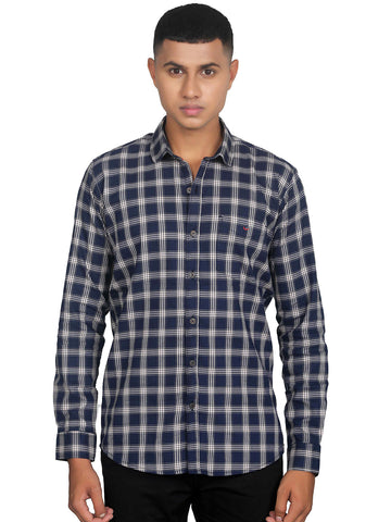 Premium Square Check Cotton Shirt