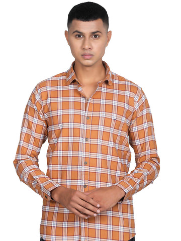 Premium Square Check Cotton Shirt