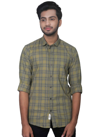 Retro Plaid Dark Checkered Cotton Shirts