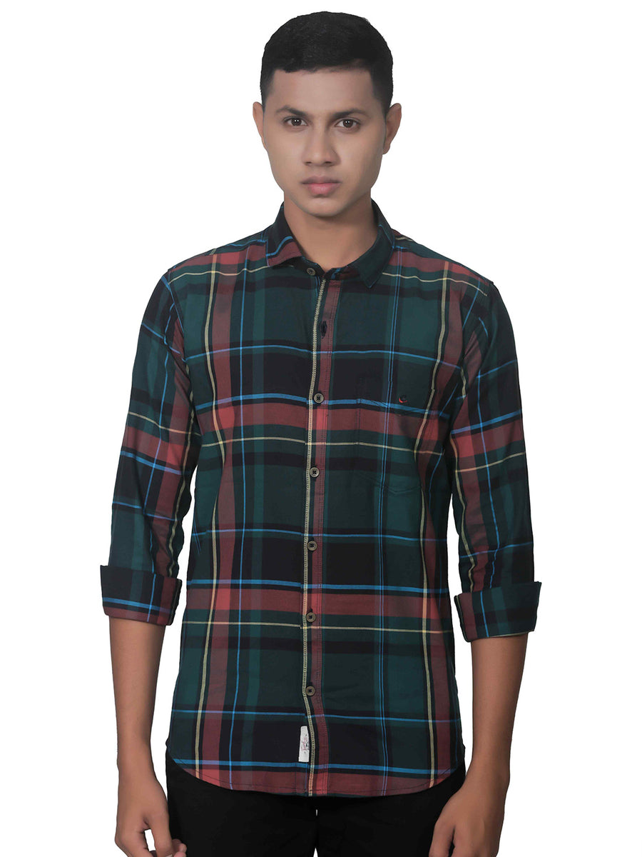 Classic Plaid Full Sleeves Checkered Shirt